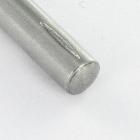 1 x Insteekbare gegroefde pin RVS A1 G05 4X25
