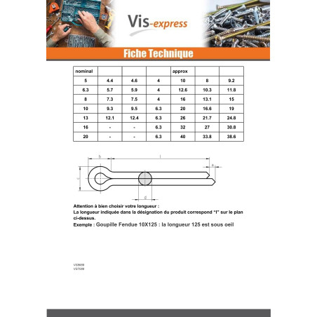 1 x Splitpen split A4 RVS 5X36