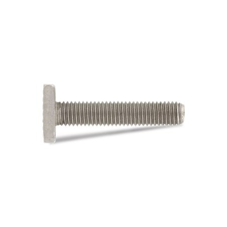 1 x Metalen schroeven hamerkop 10x10x4,5 M10X20 A4 RVS voor 28/15 profielen