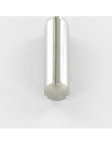 1 x Cilindrische gegroefde pin met afschuining...