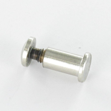 1 x Schroeven Hulsmoer M4 Messing nikkel voor Aanspannen 30 to 50