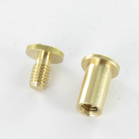 1 x Schroeven Hulsmoer M4 Messing voor Aanspannen 20 to 30