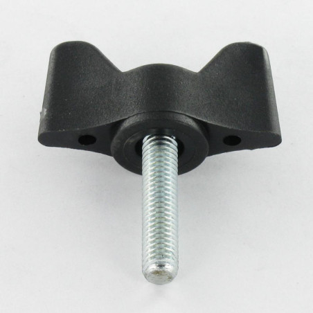 1 x Vleugelmoeren aanhaalhendel zwart nylon M6X30