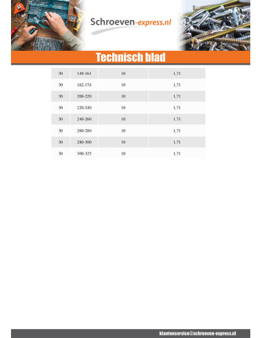 1 x Dubbele klemtappen diameter 200 to 220...