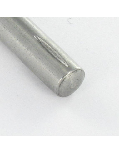 1 x Insteekbare gegroefde pin RVS A1 G05 5X25