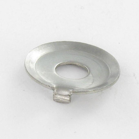 1 x Borgring met uitwendige nok RVS A2 13X30X1.2 Type F 4.5