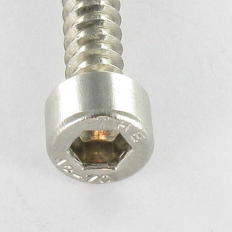 1 x Metaalplaatschroef CHC BTR RVS A2 4.8X38