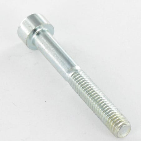 1 x Metalen schroeven CHC BTR M12X50 bedraad op 36 Klasse 8.8 sleutel van 10 Wit verzinkt staal