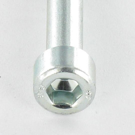 1 x Metalen schroeven CHC BTR M16X120 bedraad op 44 Klasse 8.8 sleutel van 14 Wit verzinkt staal