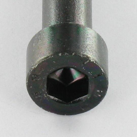 1 x Metalen schroeven CHC BTR M5X25 Klasse 8.8 sleutel van 4 Zwart gegalvaniseerd staal