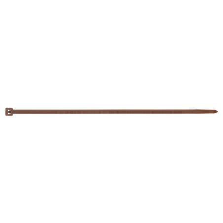 1 x Slangenklem RVS Nylon bruin 3.6X200