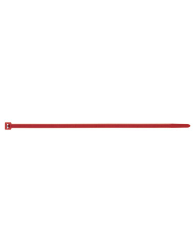 1 x Slangenklem RVS Nylon rood 4.8X200