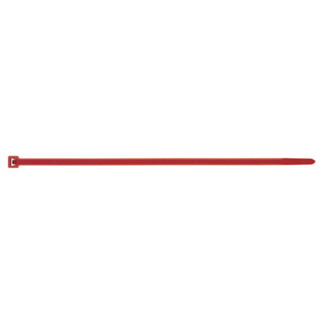 1 x Slangenklem RVS Nylon rood 4.8X200