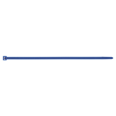 1 x Slangenklem RVS Nylon blauw 4.8X200