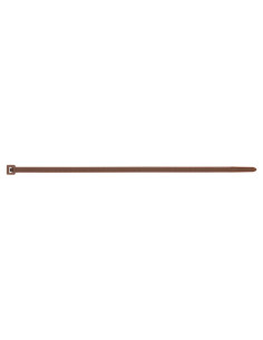 Slangenklem RVS Nylon bruin 4.8X200