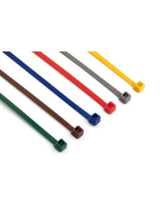 Slangenklem RVS Nylon blauw 2,5 x 100 2