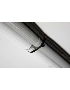 Slangenklem RVS Nylon bruin 4.8X290 2