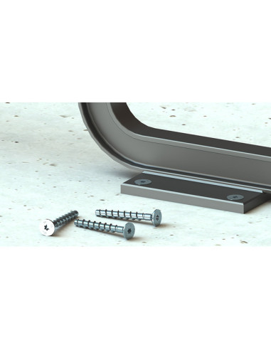 1 x Betonschroeven gefreesde kop TORX 5X60 Wit...