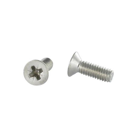 1 x Metalen schroeven gefreesde kop Phillips 2 M5X30 RVS A2