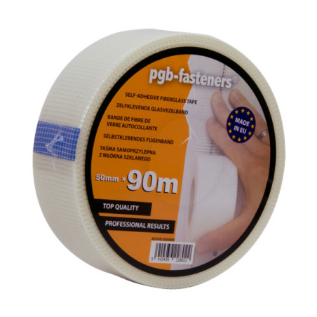 1 x Zelfklevende glasvezelband 50 mm lengte 90 METER