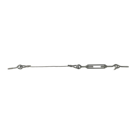 1 x Set van 30 meter roestvrijstalen kabel diameter 2