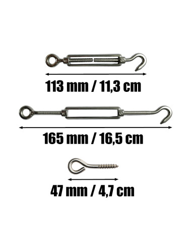 1 x Set van 30 meter roestvrijstalen kabel...