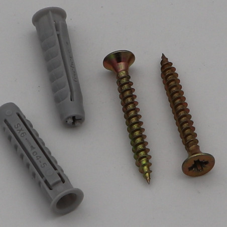 1 x Zakje van 2 Plug Fischer SX6 met 2 Schroeven
