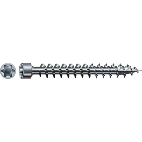 1 x SPAX Houtschroeven cilindrische kop TORX T30 6X140 volledige draad 4CUT WIROX