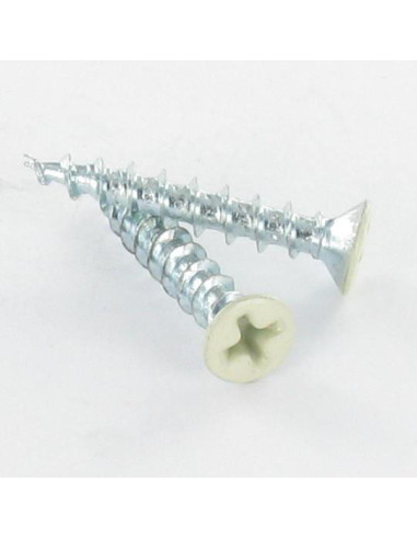 1 x PVC-schroeven gefreesde bolkop phillips...