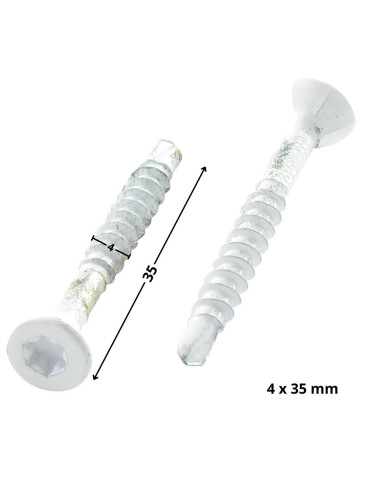 1 x Agglo houtschroeven medium gefreesde kop...