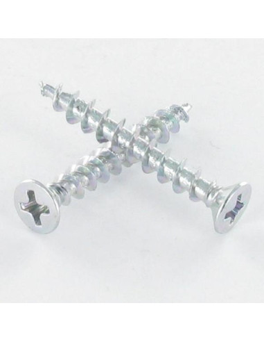 1 x PVC-schroeven gefreesde bolkop phillips...