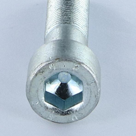 1 x Metalen schroeven CHC BTR M10X100 bedraad op 32 Klasse 8.8 steek in orde steek van 125 sleutel van 8 Wit verzinkt