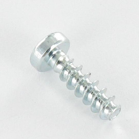 1 x PVC-schroeven bol cilinderkop Pozi PZ6 3X16 Wit verzinkt staal microschroeven