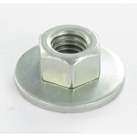1 x Moer Twolok cl (met conische sluitring) M5 Sluitring M5X15X6.65 Wit verzinkt staal
