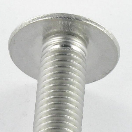1 x Schroeven Bolkop breed rond split RVS A2 M5X60