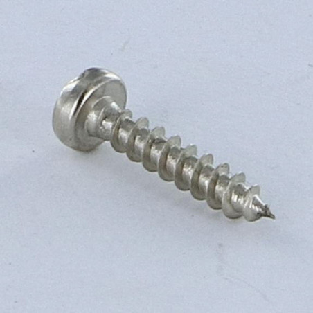 1 x Agglo houtschroeven ronde kop Pozi met split 3X15 Nikkelstaal microschroeven