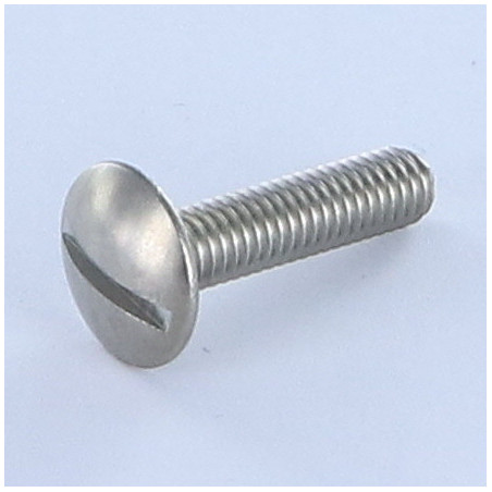 1 x Schroeven Bolkop breed rond split RVS A2 M6X8