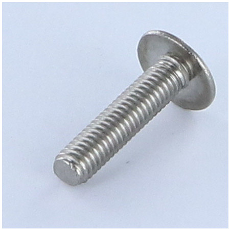 1 x Schroeven Bolkop breed rond split RVS A2 M6X50