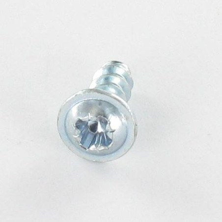 1 x PVC-schroeven Bolkop breed rond Pozi PZ7 4X30 zonder punt Wit verzinkt staal