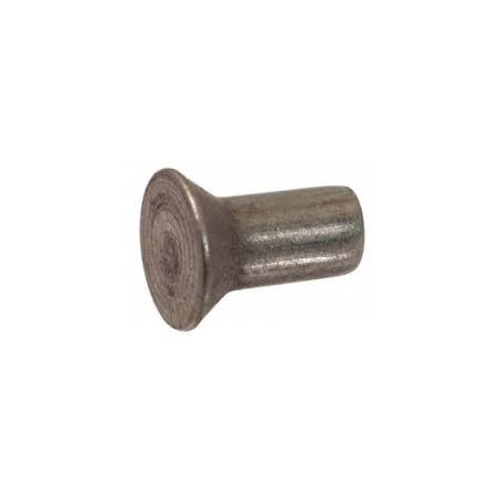 1 x Massieve klinknagel gefreesde kop RVS A2 2X6