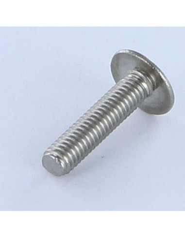 1 x Schroeven Bolkop breed rond split RVS A2 M8X45