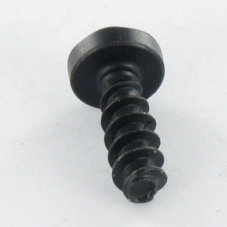 1 x PVC-schroeven cilindrische kop TORX T10 3X8 Zwart gegalvaniseerd staal microschroeven