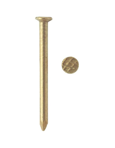 1 x Kg med punt Messing platte kop 1.8X16