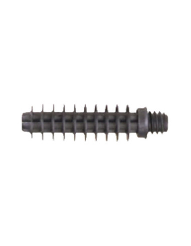1 x Plug draad voor kraagflens M6X37 zwart nylon