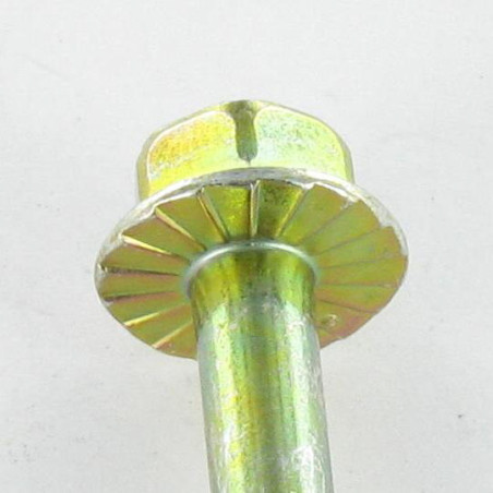 1 x Gedeeltelijke schroefdraad van het bout houtconstructie zeskantkop TH kraagflens M16X225 Bichromaat