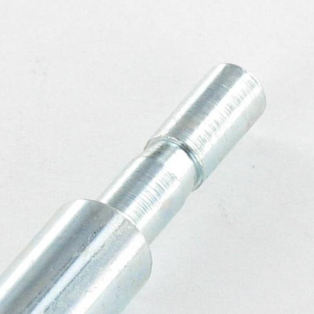 1 x As SCHARNIER 8X55 Wit verzinkt staal