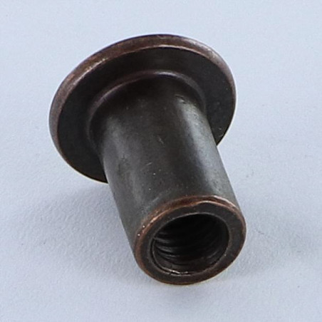 1 x Combifix bindmoer platte kop kopdiameter 15 diameter 9 lengte onder de kop 15 M6 sleutel van 4 BRON