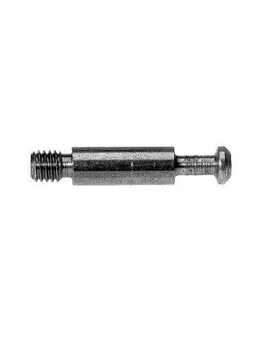 1 x Bout VERBINDING metalen 6X35 Wit verzinkt...