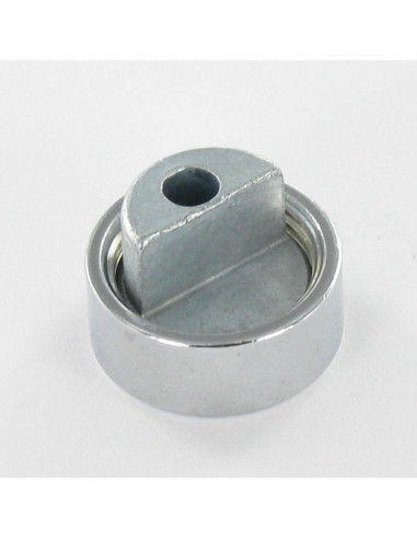 1 x Beugel / haak Messing chroom +BASIS Zamack...