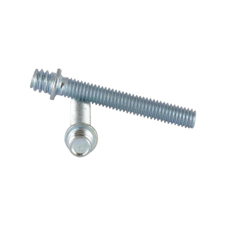 1 x POTEN to Metalen schroeven Wit verzinkt staal M5X50 M7/150